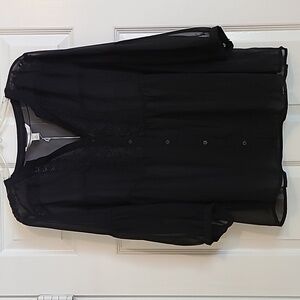 NWT LC Lauren Conrad Sheer Blouse